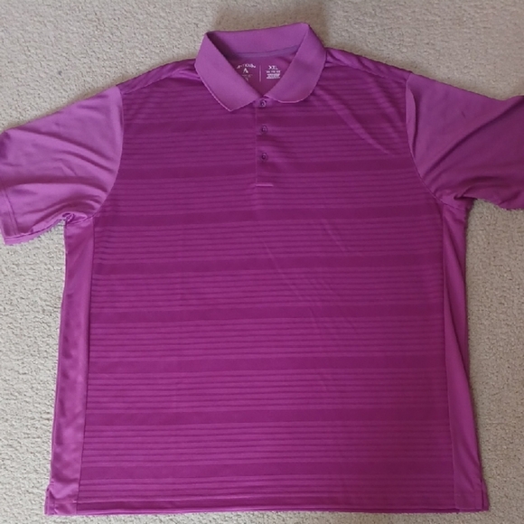 Antigua Purple Short Sleeve Polo - Picture 1 of 11
